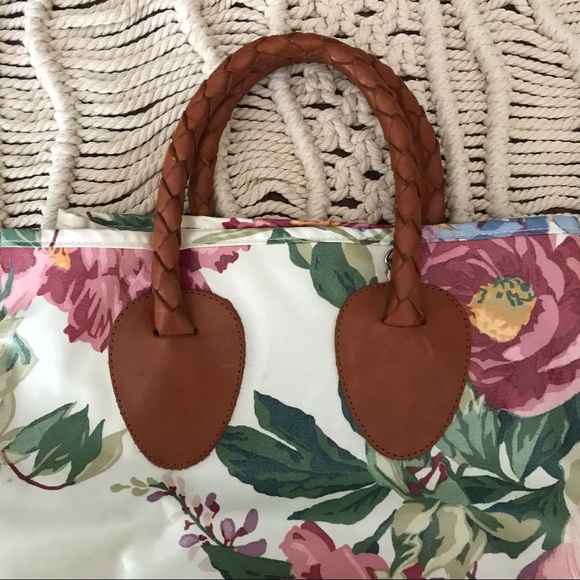 Vintage | Nordic House Pastel Floral Tote Bag - Picture 3 of 7